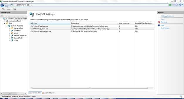 How to configure eTube connector?